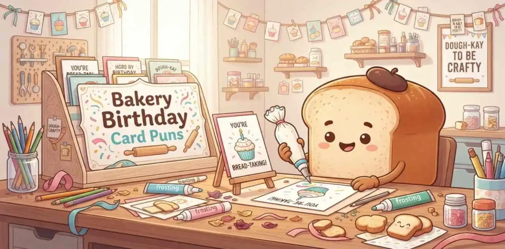 Bakery birthday card design