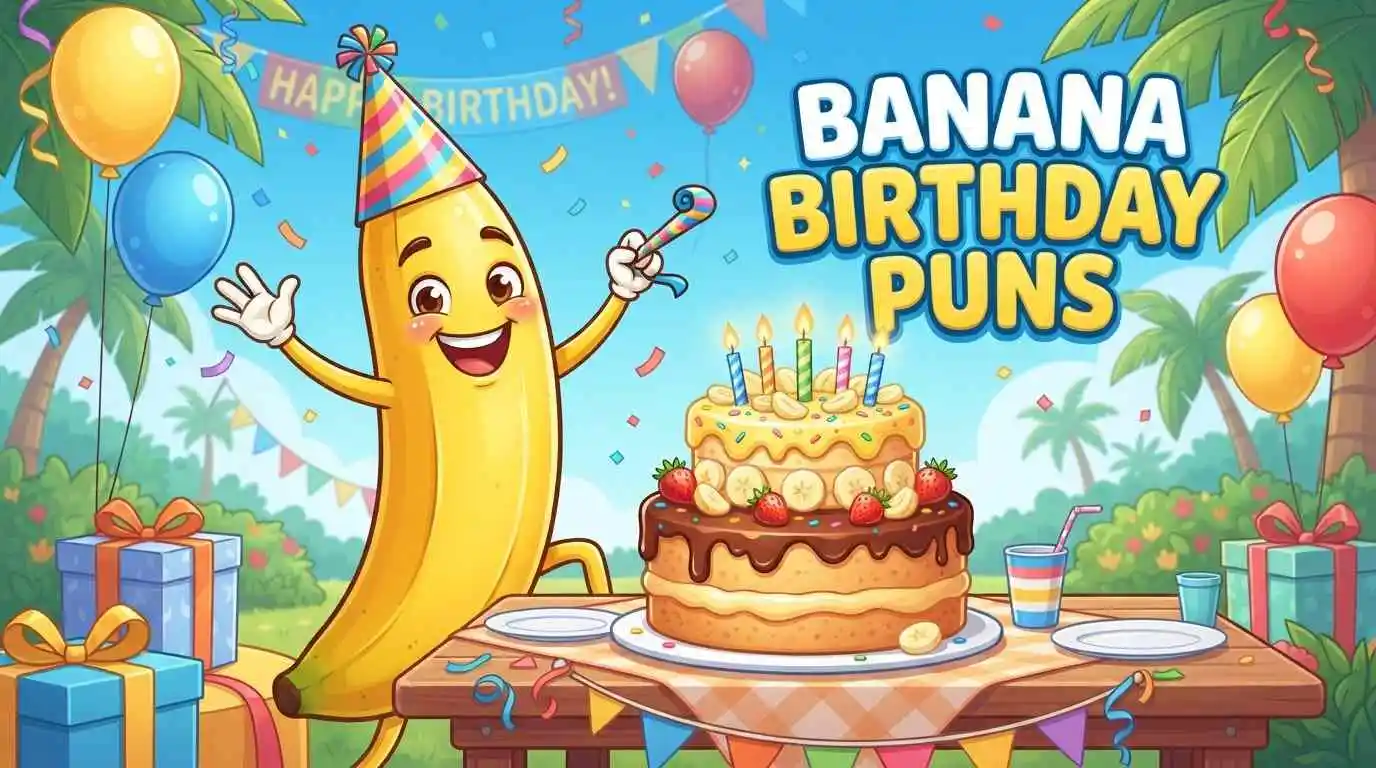 Banana birthday celebration