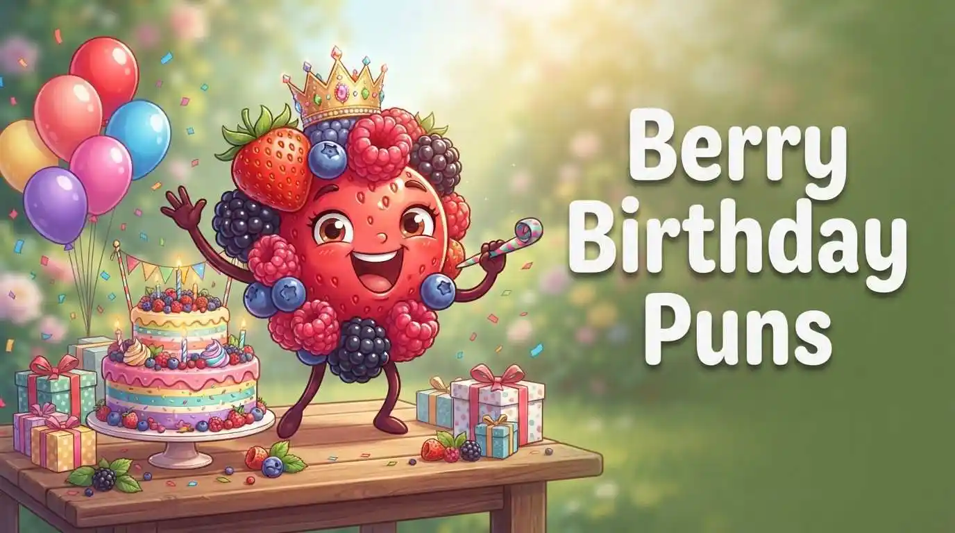 Cute berry birthday celebration