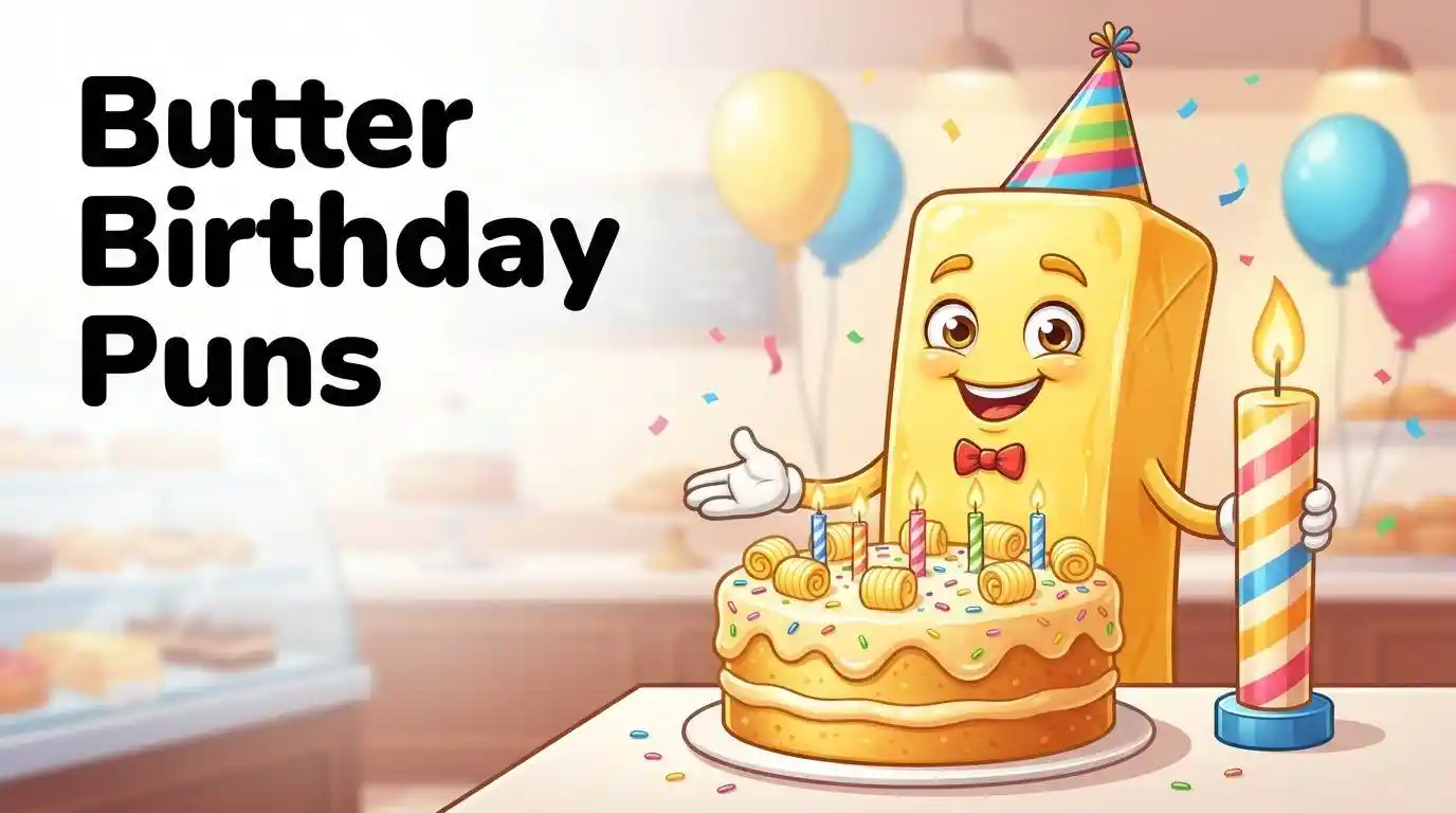 Butter character birthday celebration