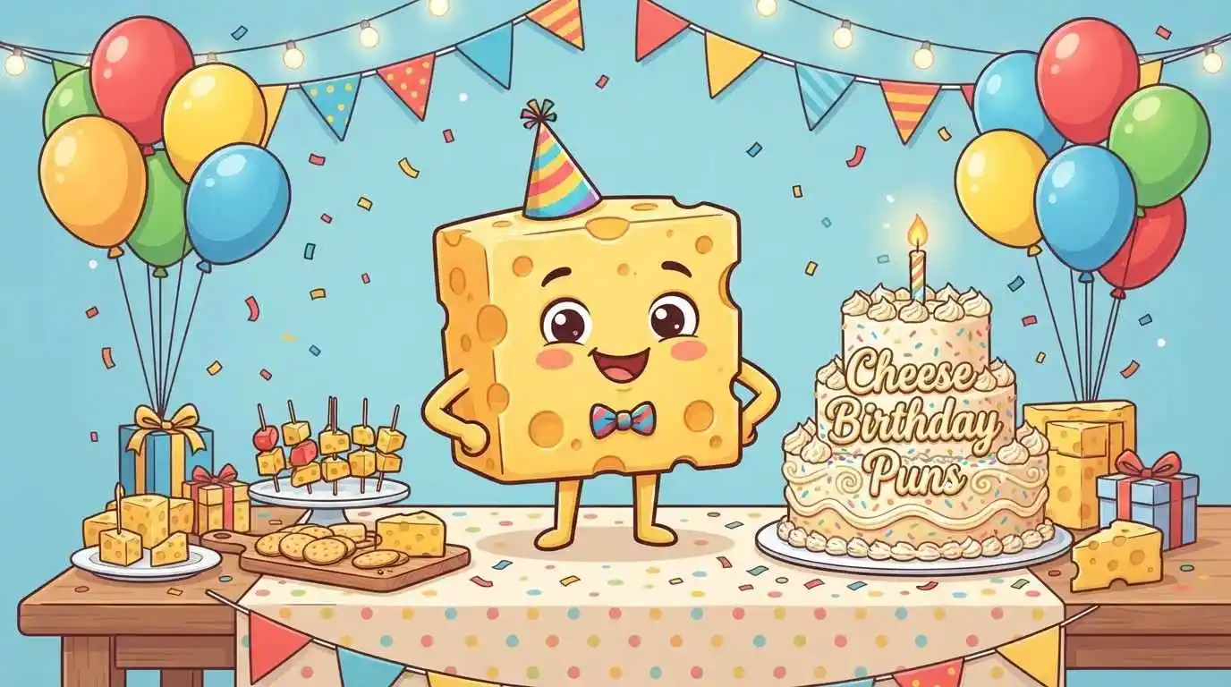 Cute cheese birthday