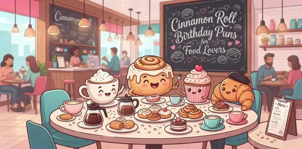 Cinnamon roll food lover celebration