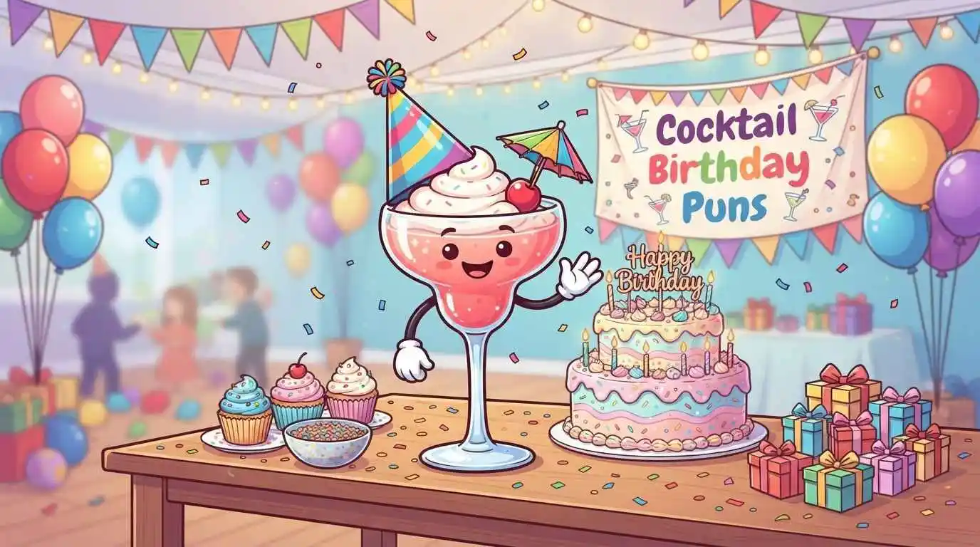 Funny cocktail birthday