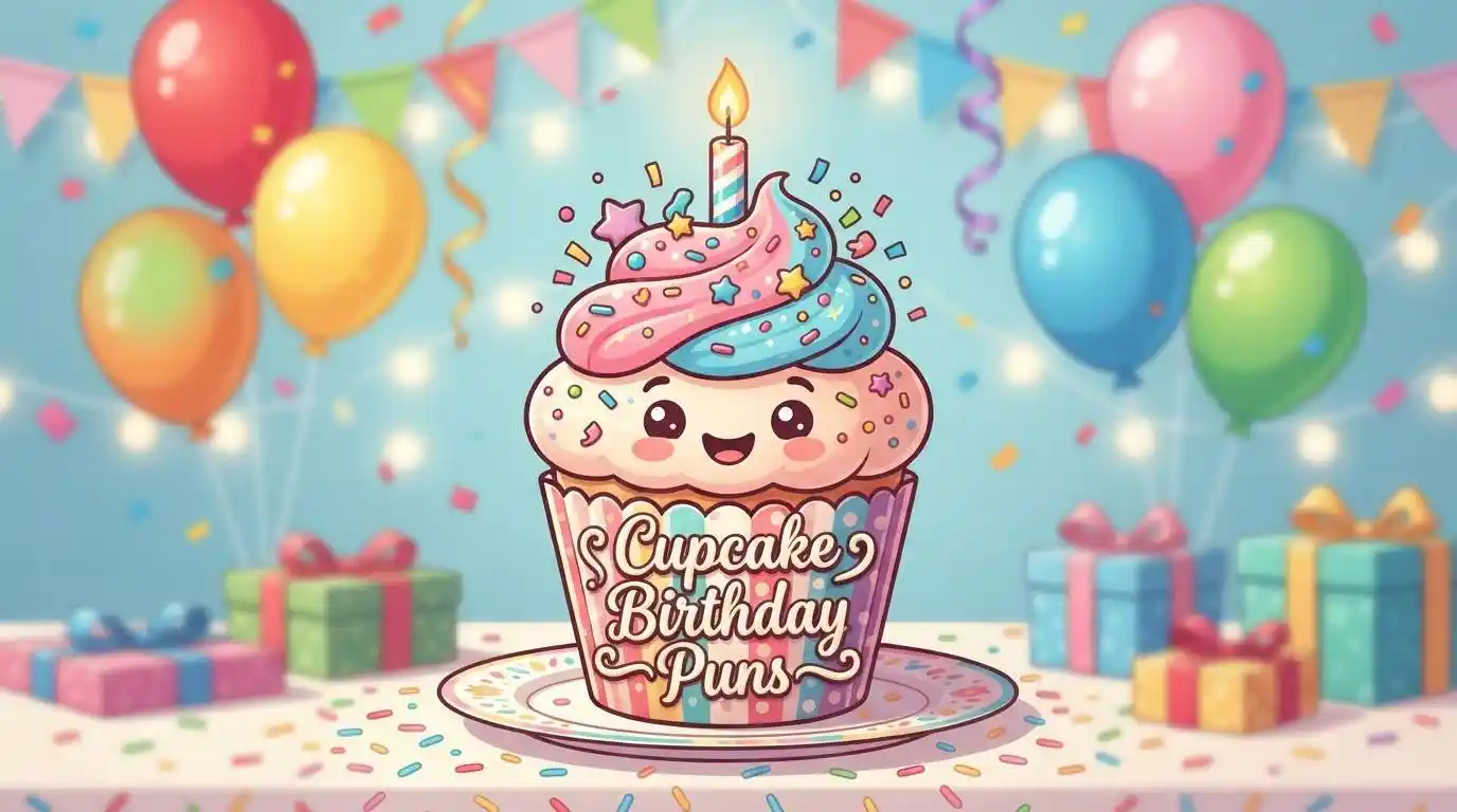 Cute cupcake birthday