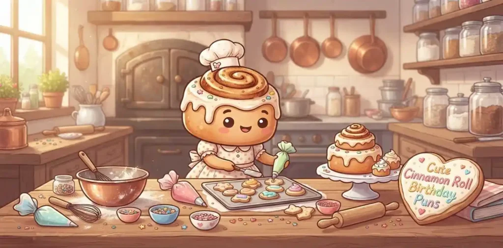 Cute cinnamon roll party