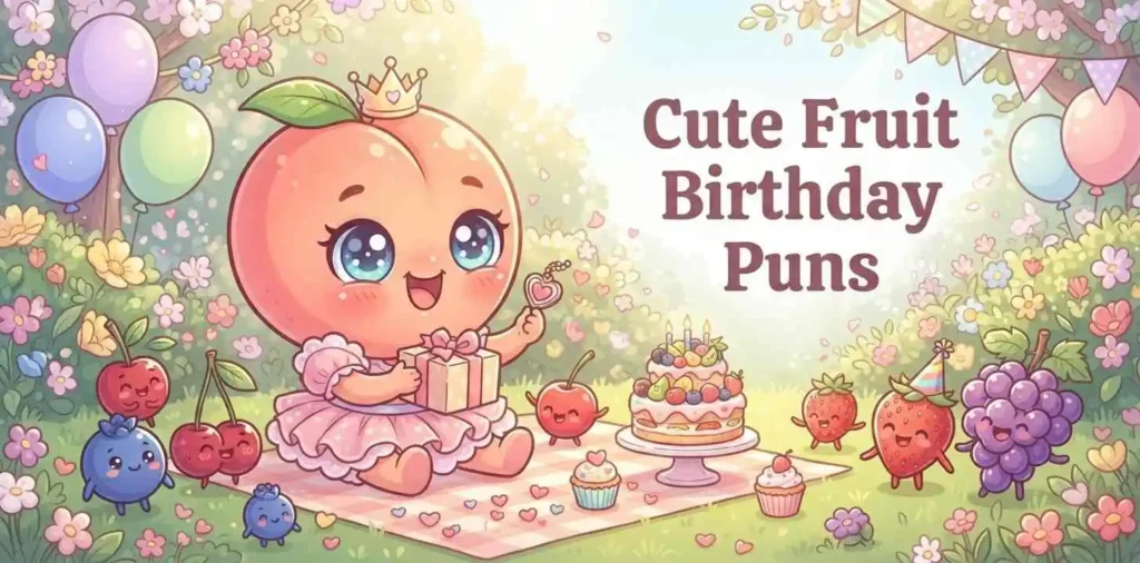 Cute fruit birthday party