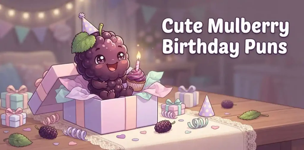 Funny elderberry birthday party