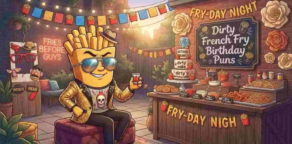 Funny fries birthday humor