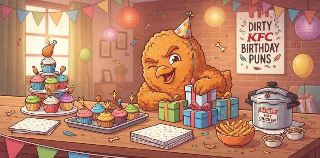 Funny chicken party