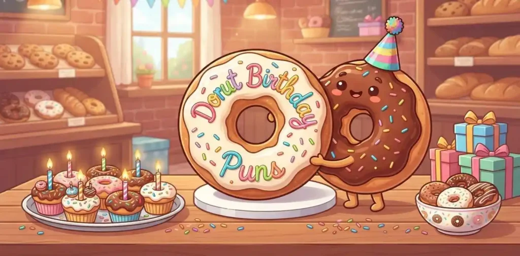 Cute donut birthday party
