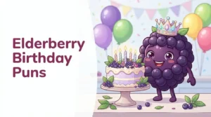 Elderberry birthday celebration