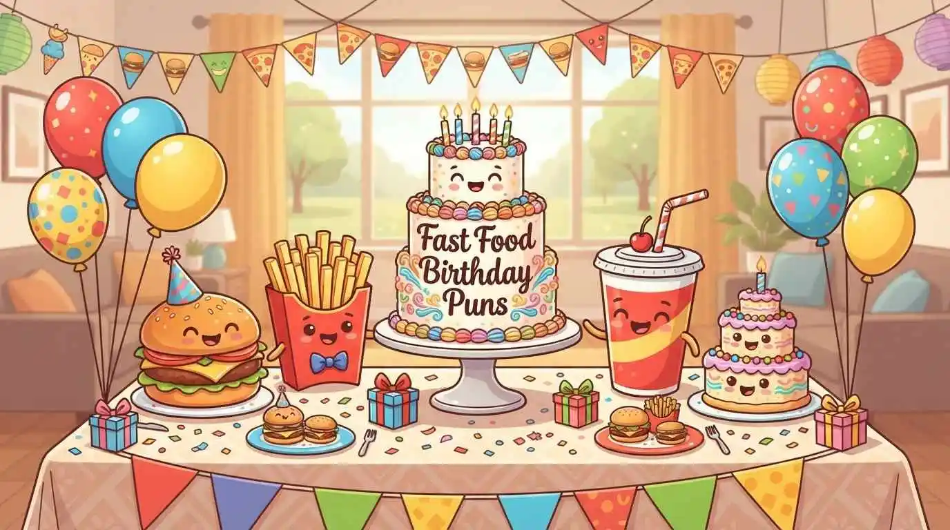 Funny fast food birthday party