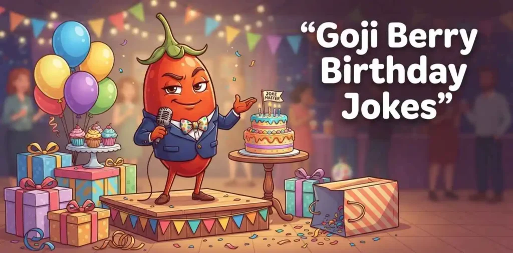 Funny goji berry birthday joke
