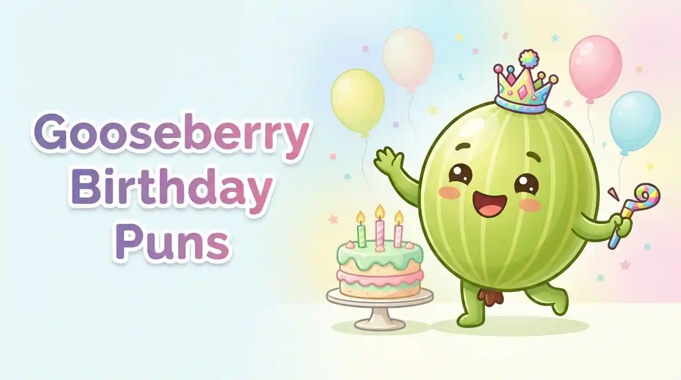 Cute gooseberry birthday celebration