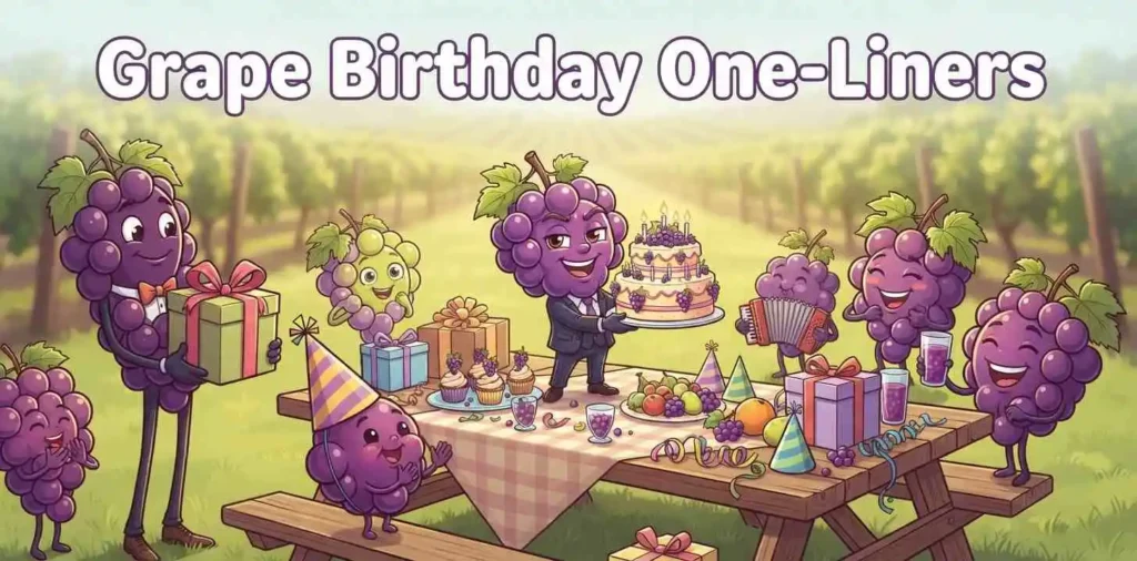Grape birthday party
