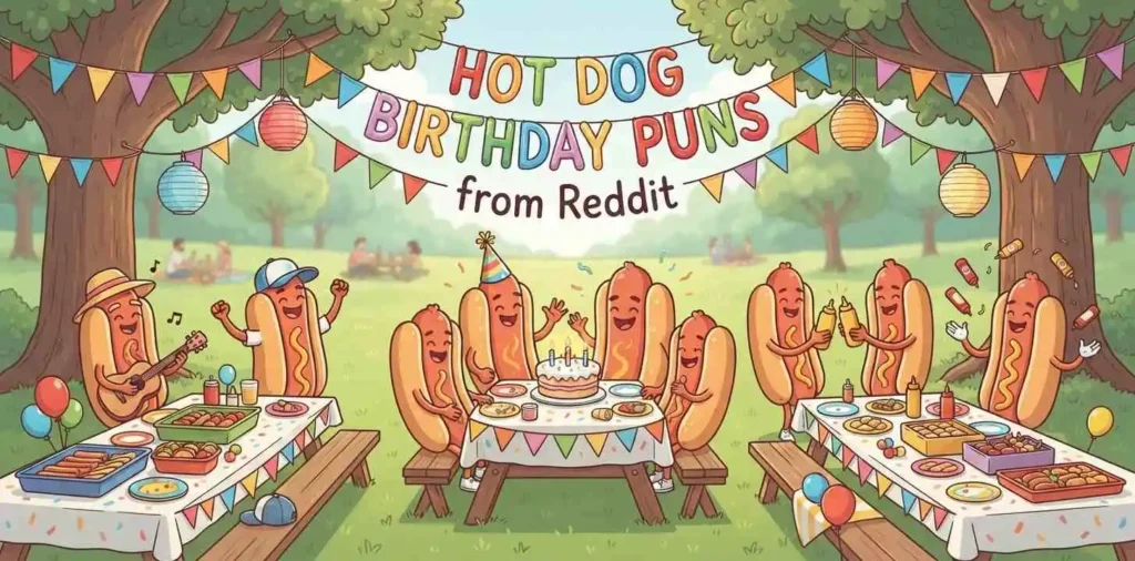 Hot dog birthday celebration