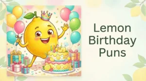 Cute lemon birthday celebration