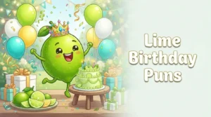 Cute lime birthday celebration