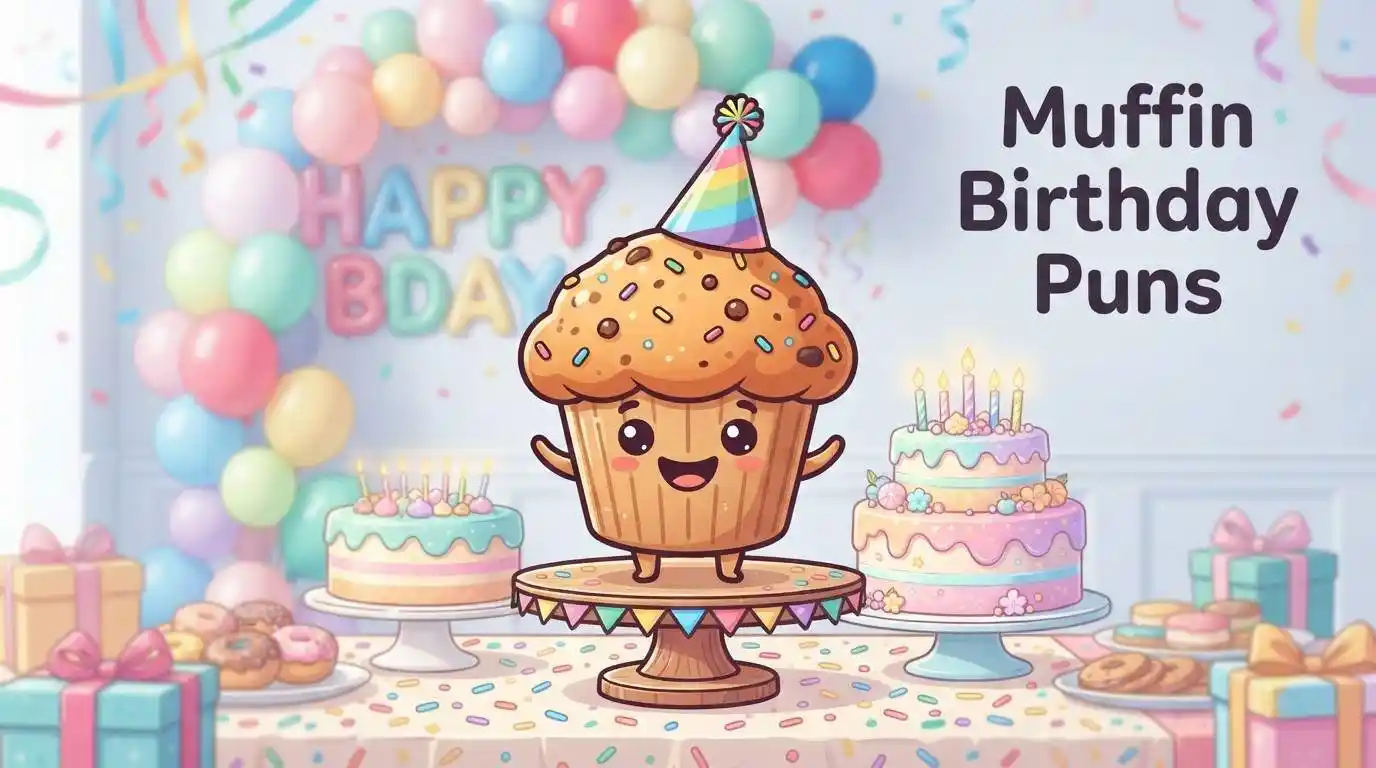 Cute muffin birthday party