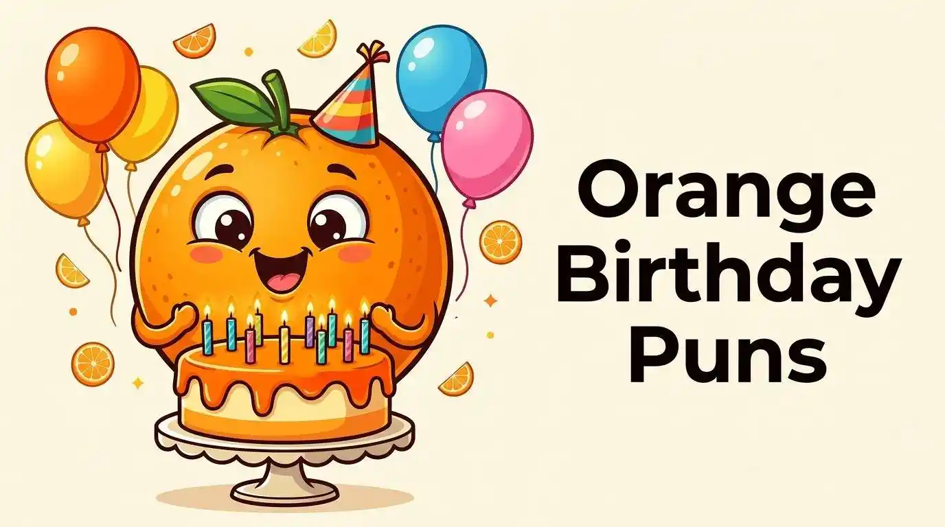 Orange birthday celebration