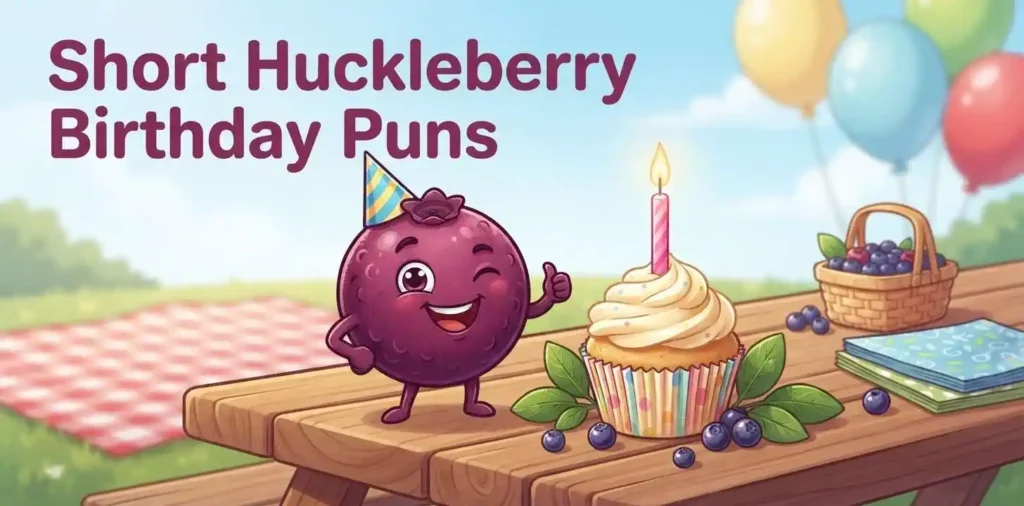 Cute huckleberry birthday