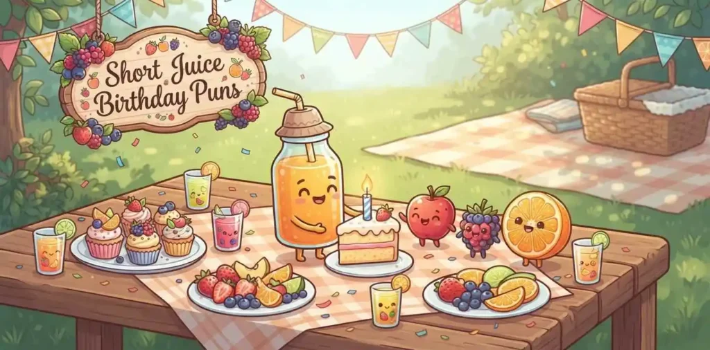 Funny juice birthday