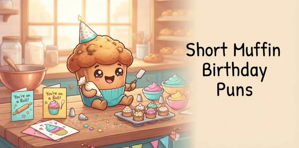 Funny muffin birthday humor