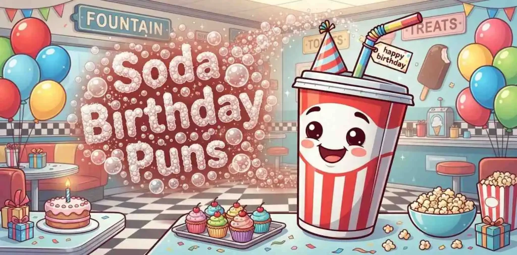 Cute soda birthday party