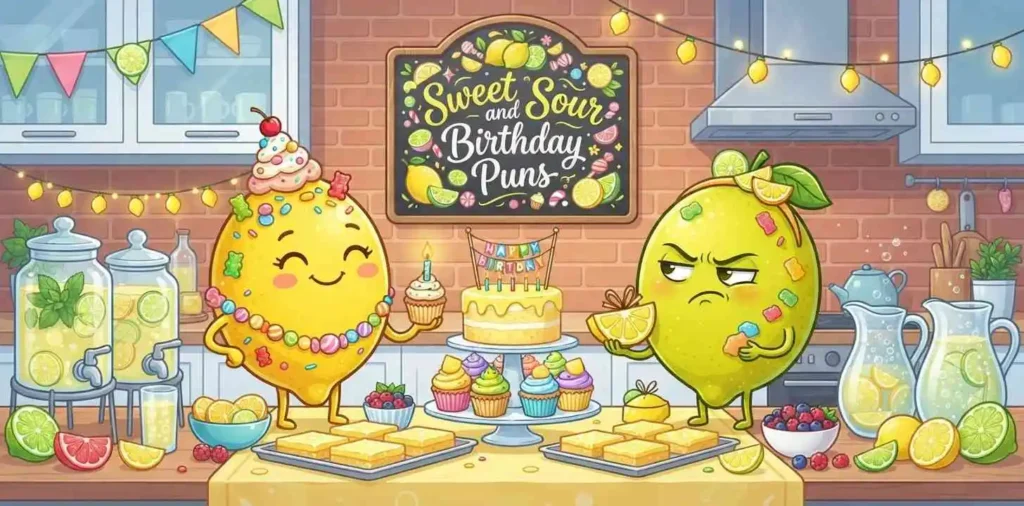 Sweet sour lemonade birthday