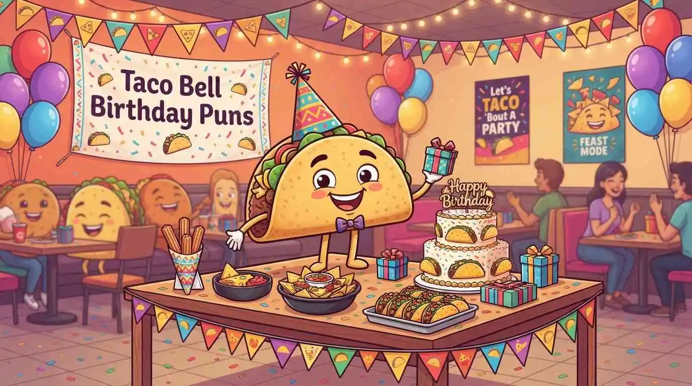 taco birthday celebration scene