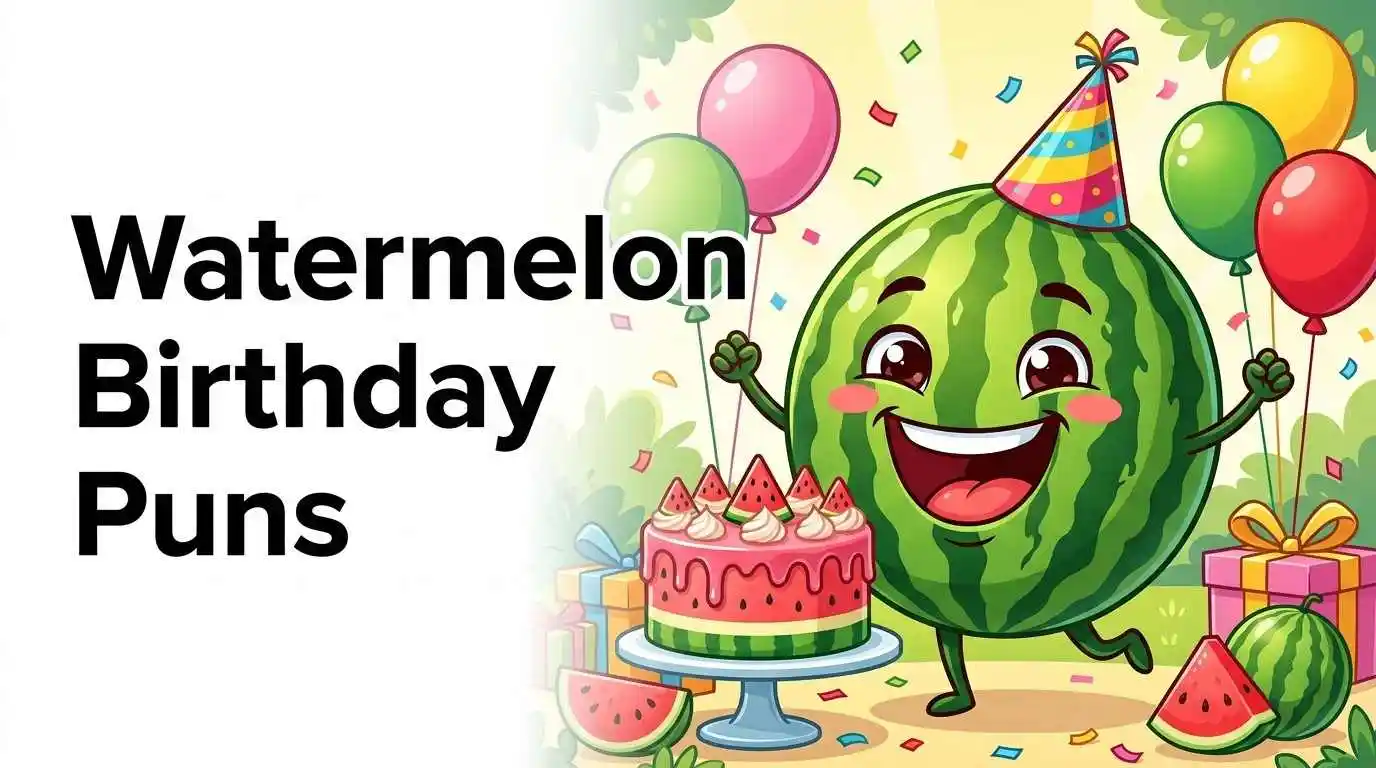 Watermelon celebrating birthday party