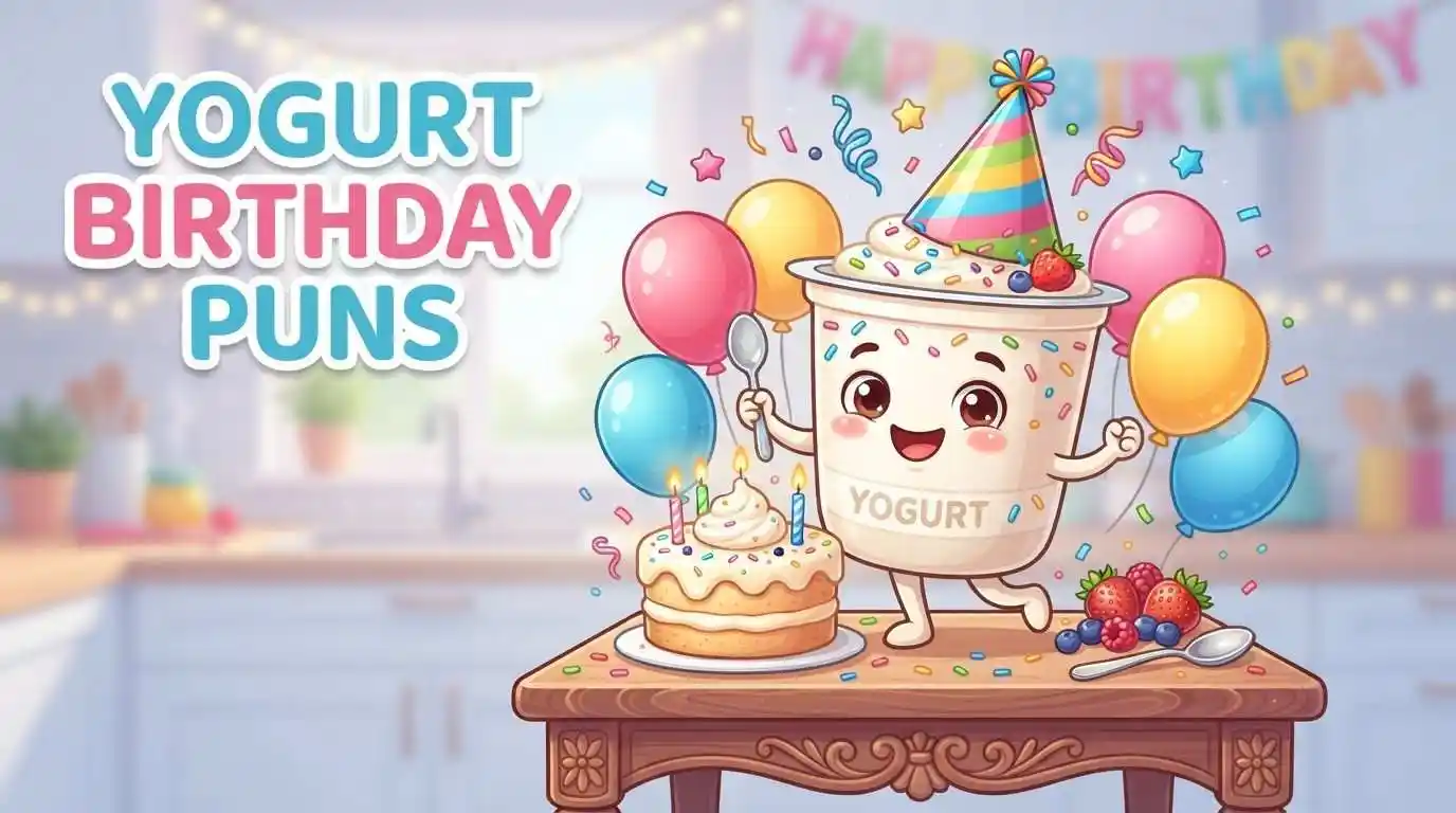 Yogurt cup birthday celebration